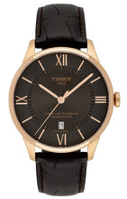 Load image into Gallery viewer, Tissot Chemin des Tourelles Powermatic 80 Brown Dial Brown Leather Strap Watch for Men - T099.407.36.448.00