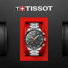 Load image into Gallery viewer, Tissot PRS 516 Chronograph Black Dial Silver Steel Strap Watch For Men - T100.417.11.051.00