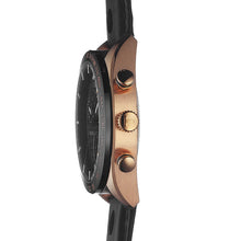Load image into Gallery viewer, Tissot PRS 516 Chronograph Black Dial Black Leather Strap Watch For Men - T100.417.36.051.00