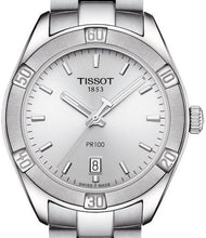 Load image into Gallery viewer, Tissot PR 100 Sport Chic Silver Dial Silver Steel Strap Watch for Women - T101.910.11.031.00