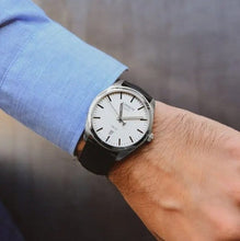 Load image into Gallery viewer, Tissot T Classic PR 100 White Dial Black Leather Strap Watch for Men - T101.410.16.031.00