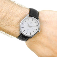 Load image into Gallery viewer, Tissot T Classic PR 100 White Dial Black Leather Strap Watch for Men - T101.410.16.031.00