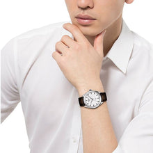 Load image into Gallery viewer, Tissot T Classic PR 100 White Dial Black Leather Strap Watch for Men - T101.410.16.031.00