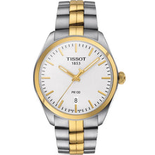 Load image into Gallery viewer, Tissot T Classic PR 100 White Dial Two Tone Steel Strap Watch for Men - T101.410.22.031.00