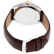 Load image into Gallery viewer, Tissot T Classic PR 100 Quartz White Dial Brown Leather Strap Watch for Men - T101.410.26.031.00
