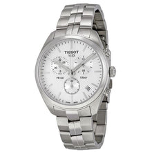 Load image into Gallery viewer, Tissot T Classic PR 100 Chronograph Silver Dial Silver Steel Strap Watch For Men - T101.417.11.031.00