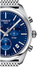 Load image into Gallery viewer, Tissot PR 100 Chronograph Blue Dial Silver Mesh Bracelet Watch for Men - T101.417.11.041.00