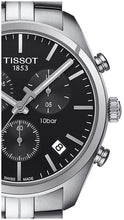Load image into Gallery viewer, Tissot T Classic PR 100 Chronograph Black Dial Silver Steel Strap Watch for Men - T101.417.11.051.00