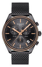 Load image into Gallery viewer, Tissot T Classic PR 100 Chronograph Anthracite Black Dial Black Mesh Bracelet Watch For Men - T101.417.23.061.00