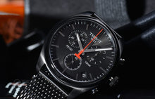 Load image into Gallery viewer, Tissot T Classic PR 100 Chronograph Black Dial Black Mesh Bracelet Watch For Men - T101.417.33.051.00
