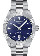 Load image into Gallery viewer, Tissot PR 100 Sport Blue Dial Silver Steel Strap Watch For Men - T101.610.11.041.00