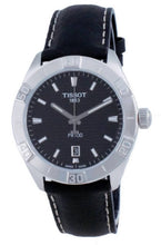 Load image into Gallery viewer, Tissot PR 100 Sport Quartz Black Dial Black Leather Strap Watch For Men - T101.610.16.051.00