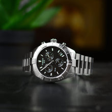 Load image into Gallery viewer, Tissot T Classic PR 100 Sport Chronograph Black Dial Silver Steel Strap Watch for Men - T101.617.11.051.00