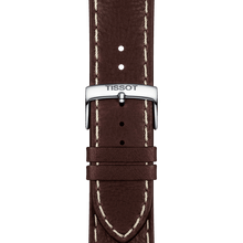 Load image into Gallery viewer, Tissot PR 100 Sport Quartz Chronograph Silver Dial Brown Leather Strap Watch For Men - T101.617.16.031.00