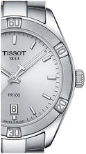 Load image into Gallery viewer, Tissot PR 100 Sport Chic Silver Dial Silver Steel Strap Watch for Women - T101.910.11.031.00