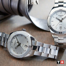 Load image into Gallery viewer, Tissot PR 100 Sport Chic Silver Dial Silver Steel Strap Watch for Women - T101.910.11.031.00