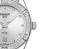 Load image into Gallery viewer, Tissot PR 100 Sport Chic Silver Dial Silver Steel Strap Watch for Women - T101.910.11.031.00