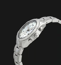 Load image into Gallery viewer, Tissot PR 100 Sport Chic Chronograph Diamonds Mother of Pearl Dial Silver Steel Strap Watch for Women - T101.917.11.116.00