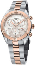 Load image into Gallery viewer, Tissot PR 100 Sport Chic Chronograph Diamonds Mother of Pearl Dial Two Tone Steel Strap Watch for Women - T101.917.22.116.00