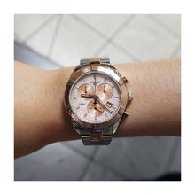 Load image into Gallery viewer, Tissot PR 100 Sport Chic Chronograph Mother of Pearl Dial Two Tone Steel Strap Watch for Women - T101.917.22.151.00