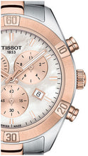 Load image into Gallery viewer, Tissot PR 100 Sport Chic Chronograph Mother of Pearl Dial Two Tone Steel Strap Watch for Women - T101.917.22.151.00