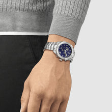 Load image into Gallery viewer, Tissot PR 100 Sport Quartz Chronograph Blue Dial Silver Steel Strap Watch For Men - T101.617.11.041.00