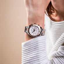 Load image into Gallery viewer, Tissot PR 100 Sport Chic Chronograph Diamonds Mother of Pearl Dial Two Tone Steel Strap Watch for Women - T101.917.22.116.00