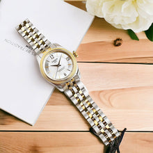 Load image into Gallery viewer, Tissot Ballade Powermatic 80 Mother of Pearl Silver Dial Two Tone Steel Strap Watch For Women - T108.208.22.117.00