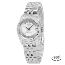Load image into Gallery viewer, Tissot Ballade Powermatic 80 Automatic Mother of Pearl Dial Silver Steel Strap Watch For Women - T108.208.11.117.00