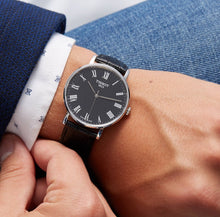 Load image into Gallery viewer, Tissot T Classic Dream Black Dial Black Leather Strap Watch for Men - T122.410.16.053.00