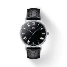 Load image into Gallery viewer, Tissot T Classic Dream Black Dial Black Leather Strap Watch for Men - T122.410.16.053.00
