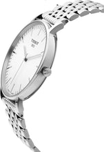 Load image into Gallery viewer, Tissot T Classic Everytime Large White Dial Silver Steel Strap Watch for Men - T109.610.11.031.00