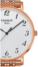 Load image into Gallery viewer, Tissot T Classic Everytime White Dial Rose Gold Mesh Bracelet Watch for Men - T109.610.33.032.00