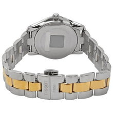Load image into Gallery viewer, Tissot T Wave Lady White Mother of Pearl Dial Two Tone Steel Strap Watch For Women - T112. 210. 22. 113. 00