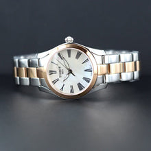 Load image into Gallery viewer, Tissot T Wave Mother of Pearl Dial Two Tone Steel Strap Watch For Women - T112.210.22.113.01