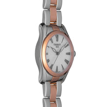 Load image into Gallery viewer, Tissot T Wave Mother of Pearl Dial Two Tone Steel Strap Watch For Women - T112.210.22.113.01