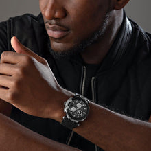 Load image into Gallery viewer, Tissot T Race Chronograph Anthracite Black Dial Black Silicone Strap Watch For Men - T115.417.27.061.00