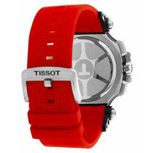 Load image into Gallery viewer, Tissot T Race Chronograph Black Dial Red Silicone Strap Watch For Men - T115.417.27.051.00
