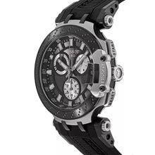 Load image into Gallery viewer, Tissot T Race Chronograph Anthracite Black Dial Black Silicone Strap Watch For Men - T115.417.27.061.00