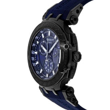Load image into Gallery viewer, Tissot T Race Chronograph Blue Dial Blue Silicone Strap Watch For Men - T115.417.37.041.00