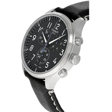 Load image into Gallery viewer, Tissot Chrono XL Vintage Quartz Black Dial Black Leather Strap Watch For Men - T116.617.16.062.00