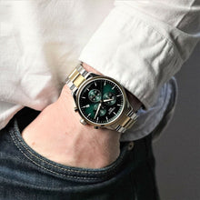 Load image into Gallery viewer, Tissot T Sport Chrono XL Classic Green Dial Two Tone Steel Strap Watch for Men - T116.617.22.091.00