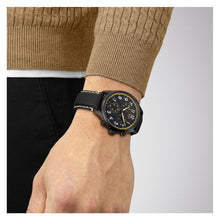 Load image into Gallery viewer, Tissot Chrono XL Vintage Chronograph Black Dial Black Leather Strap Watch For Men - T116.617.36.052.02