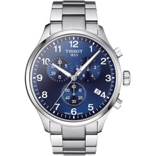 Load image into Gallery viewer, Tissot T Sport Chrono XL Classic Blue Dial Silver Steel Strap Watch For Men - T116.617.11.047.01
