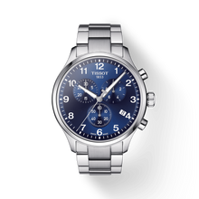 Load image into Gallery viewer, Tissot T Sport Chrono XL Classic Blue Dial Silver Steel Strap Watch For Men - T116.617.11.047.01
