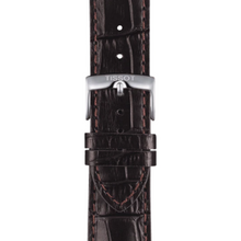 Load image into Gallery viewer, Tissot Chrono XL Silver Dial Brown Leather Strap Watch For Men - T116.617.16.037.00