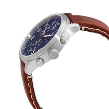 Load image into Gallery viewer, Tissot Chrono XL Vintage Blue Dial Brown Leather Strap Watch For Men - T116.617.16.042.00