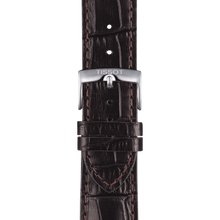 Load image into Gallery viewer, Tissot Chrono XL Classic Blue Dial Brown Leather Strap Watch For Men - T116.617.16.047.00