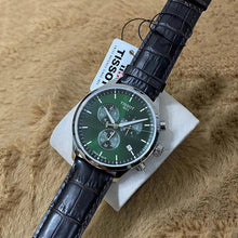 Load image into Gallery viewer, Tissot Chrono XL Chronograph Classic Green Dial Brown Leather Strap Watch For Men - T116.617.16.091.00