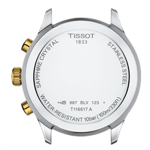 Load image into Gallery viewer, Tissot Chrono XL Classic Blue Dial Two Tone Steel Strap Watch for Men - T116.617.22.041.00